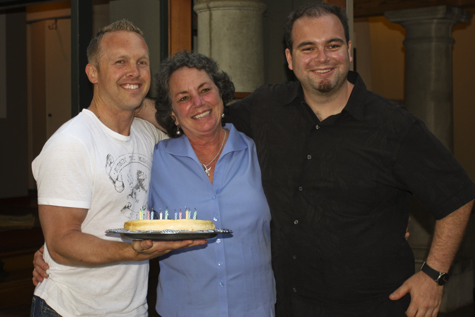 Jills Birthday, Jason, Jill and Brandon