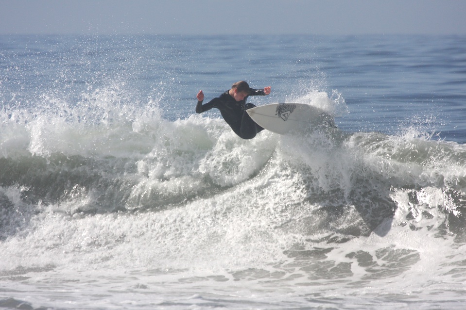 surfer at Sands