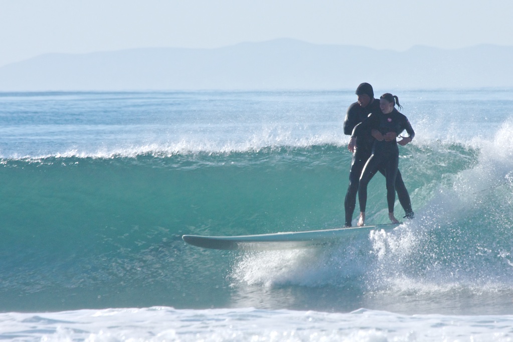 Tandem Surfing at Devereux