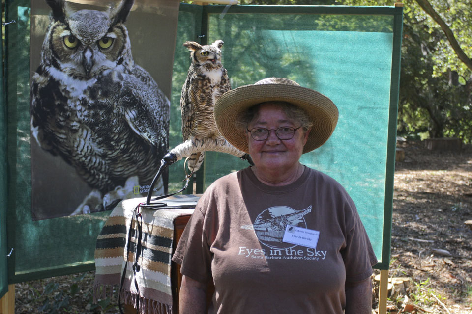 Gabriela Drodzowski  and Max the Barn Owl