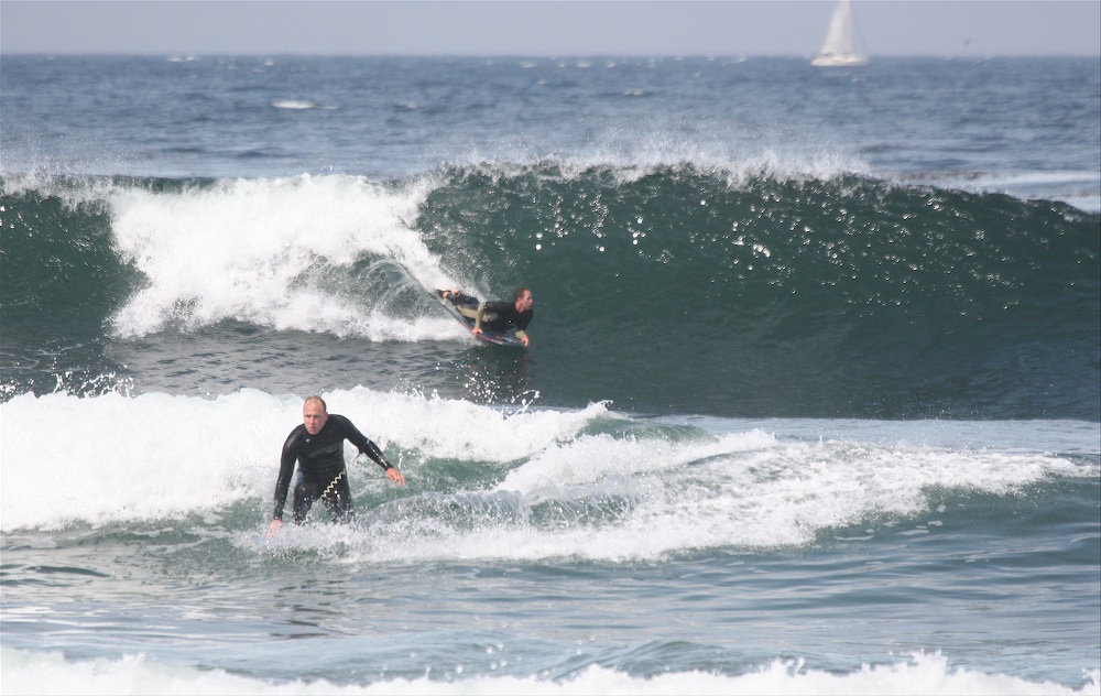 Boggie boarder at Jalama