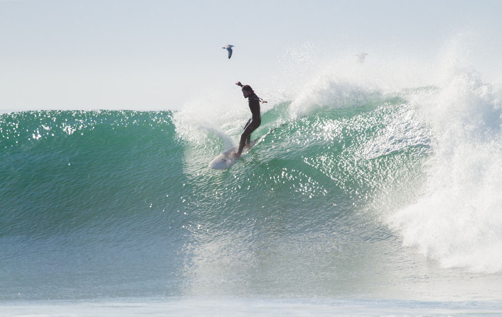 Devereux Point Flying fast