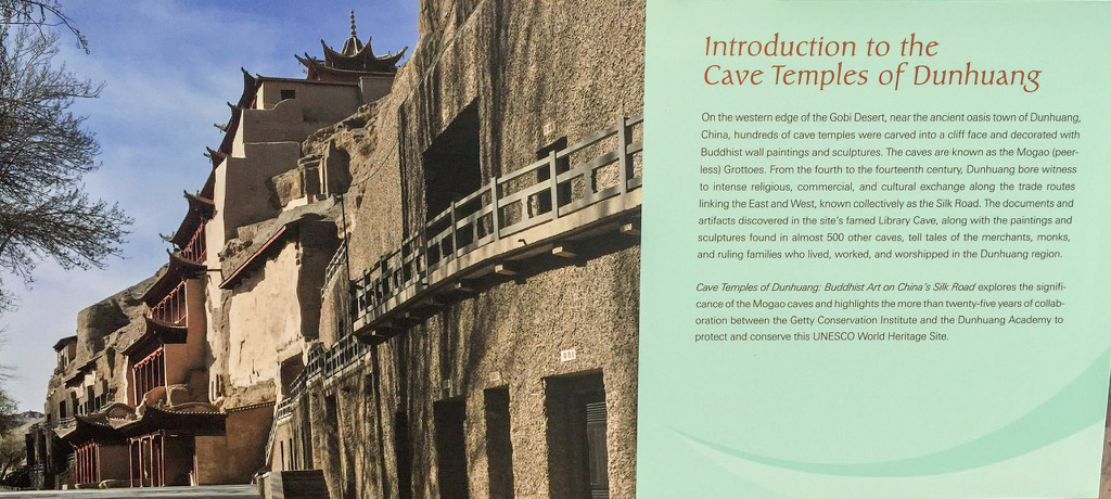 Introduction to the Cave Temples of Dunhuang exhibit at the Getty Museum