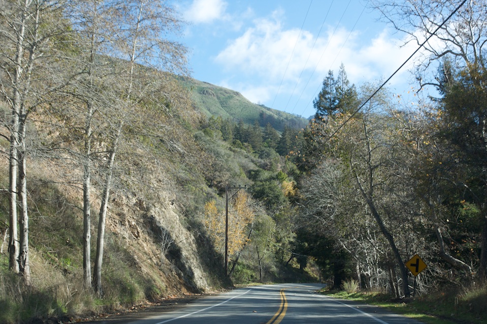 Big Sur on the road