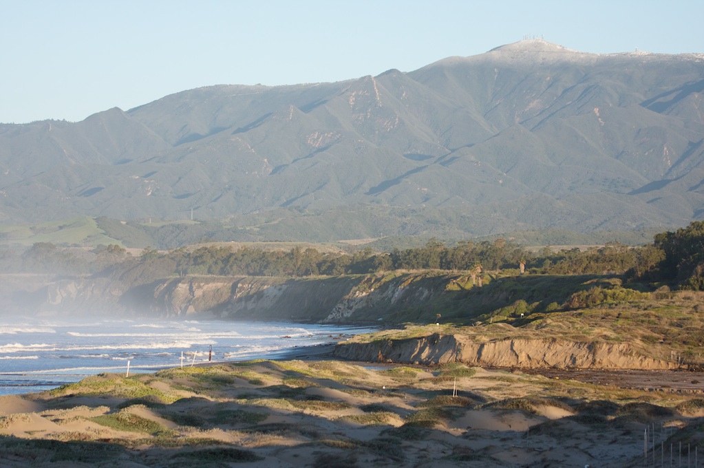 Devereux Slough looking up at Gaviota Coast