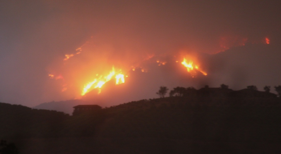 Goleta Gap Fire - July 2008