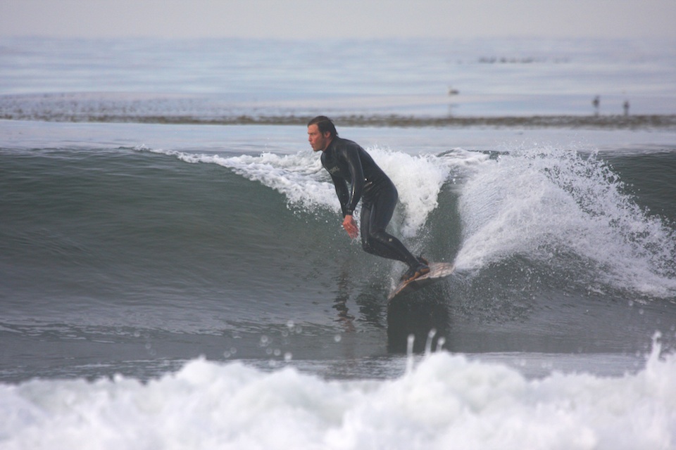 Kevin Lafferty at Sands on his Agave board
